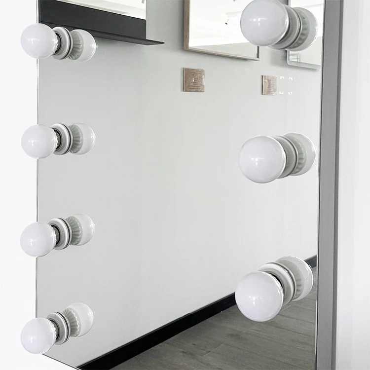 full length hollywood mirror with lights
