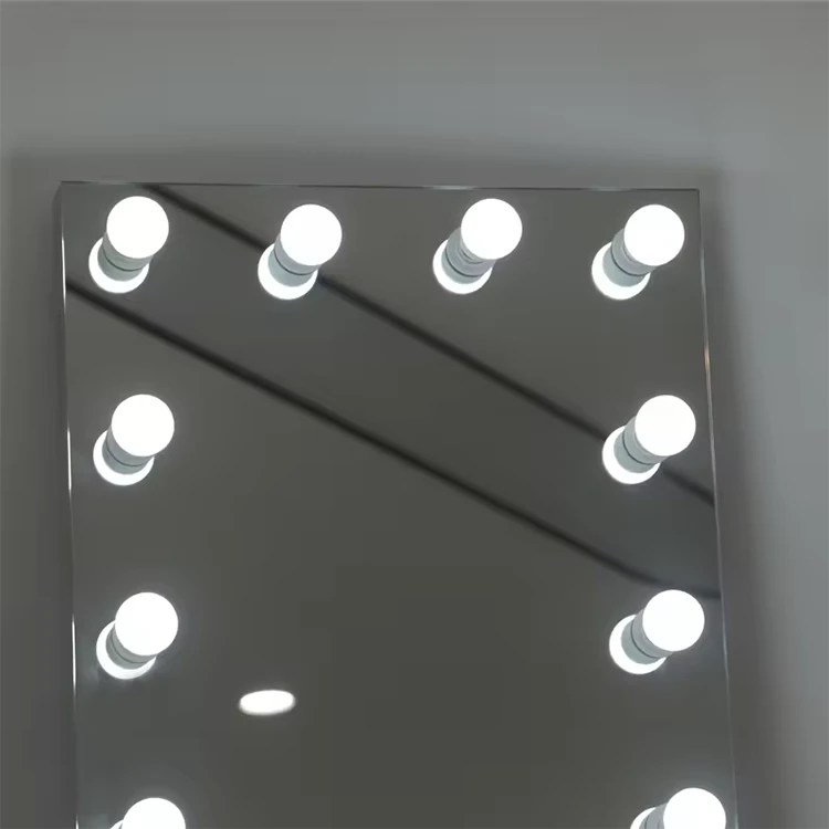 wall mounted hollywood mirror with lights