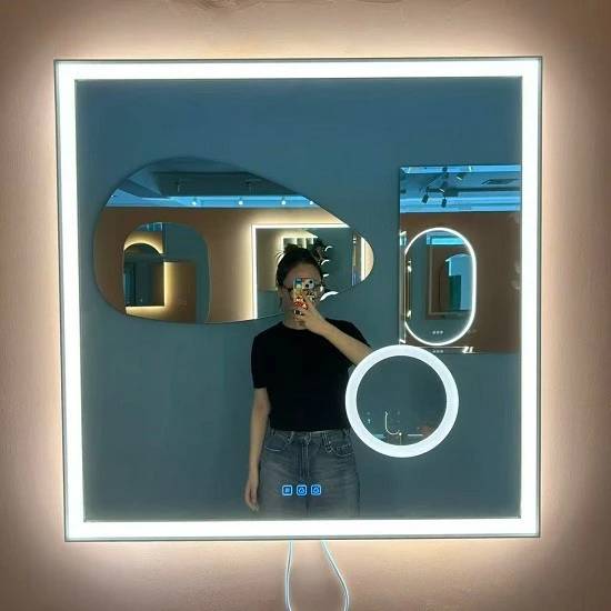 Wall Mounted Mirror With Dual Light Bars best Wall Mounted Mirror With Dual Light Bars best